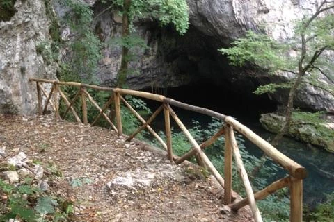 recinzione in legno tipo croce di S Andrea
