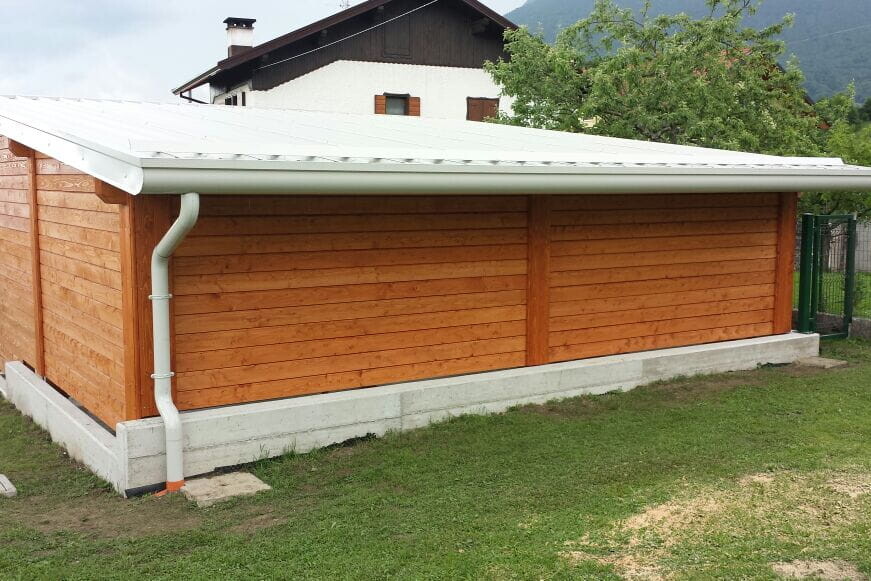 ricovero per posto auto in progettazione su misura