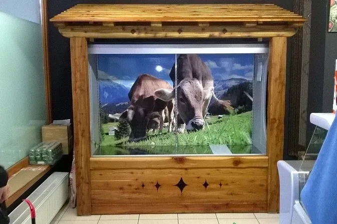 coprifrigo in legno