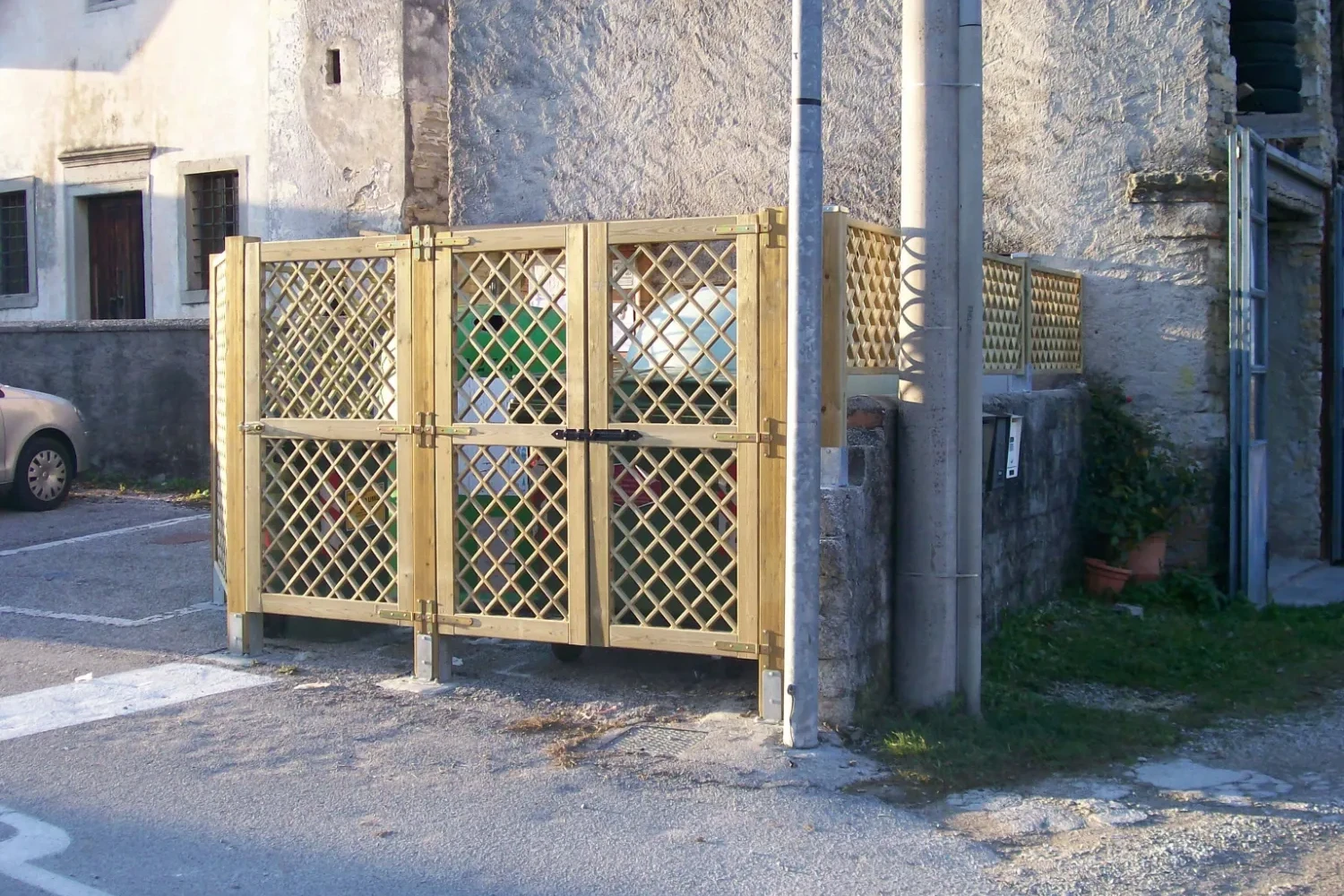piazzole ecologiche in legno